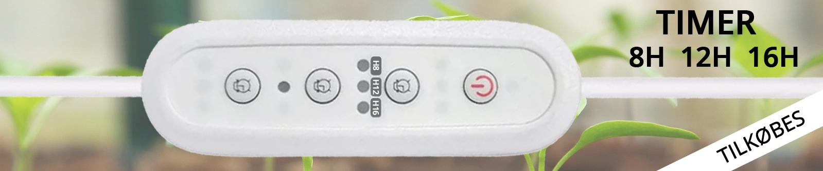 Timer för växtbelysning